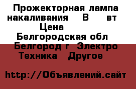 Прожекторная лампа накаливания 230В 1000вт › Цена ­ 600 - Белгородская обл., Белгород г. Электро-Техника » Другое   